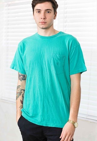 VINTAGE CALVIN KLEIN T-SHIRT LOGO 90S M 6.5