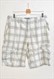 Vintage 00s checkered cargo shorts