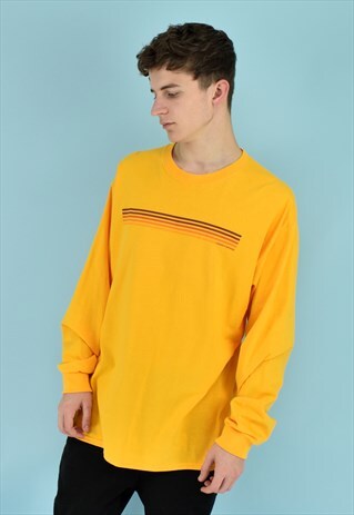 G&G UNISEX GOLD/ORANGE FADE L/STEE