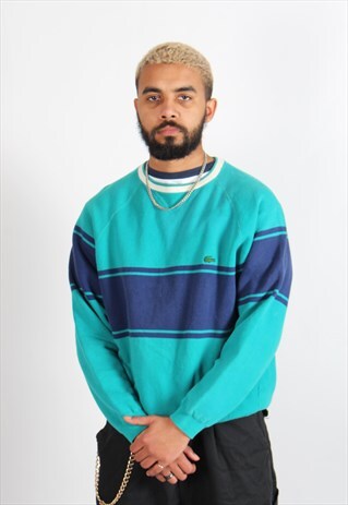 VINTAGE IZOD LACOSTE SWEATSHIRT BLUE