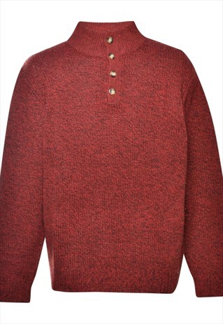 L.L. BEAN POLO NECK JUMPER - L