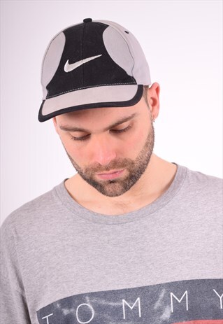 NIKE MENS VINTAGE CAP ONE SIZE GREY 90'S