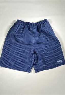 Vintage Size Large Umbro Swim Shorts In Blue