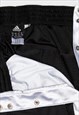 ADIDAS BLACK 90S TRACKSUIT SHELL BOTTOMS