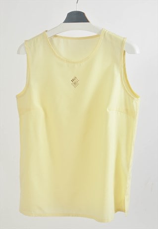Vintage 00s blouse in yellow