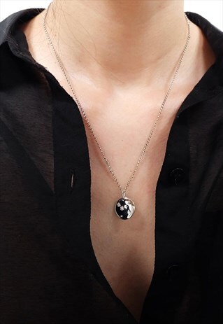 ZODIAC STERLING SILVER NECKLACE CANCER SIGN