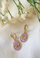 MARIPOSA BUTTERFLY HUGGIE HOOP EARRINGS