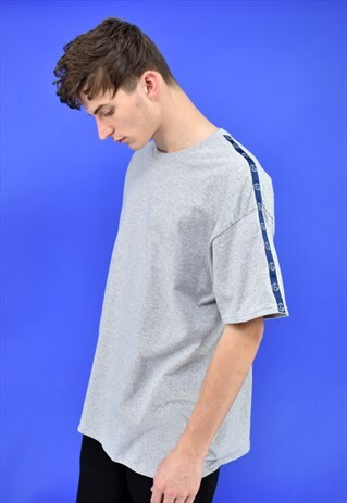 G&G UNISEX HEATHER GREY & RIBBON S/S TEE