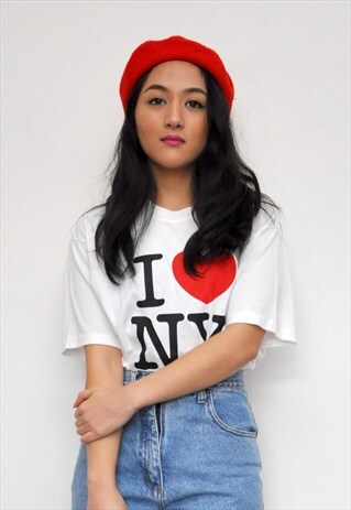90S WHITE I LOVE NY T-SHIRT