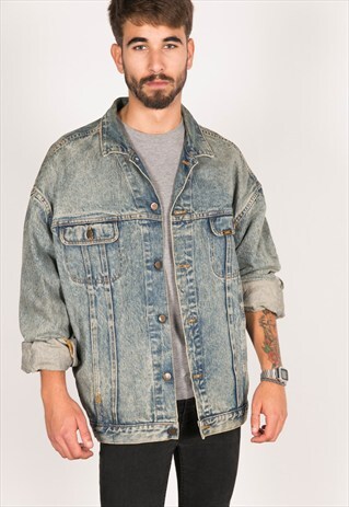 VINTAGE 80S LEE DENIM JACKET / R214