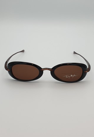 THIERRY MUGLER 6503 02 VINTAGE SUNGLASSES '90 OLD STOCK