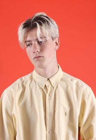 PASTEL YELLOW RALPH LAUREN SHIRT