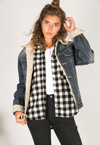 VINTAGE 80S LEE WINTER SHEEPSKIN JACKET / R2200C432