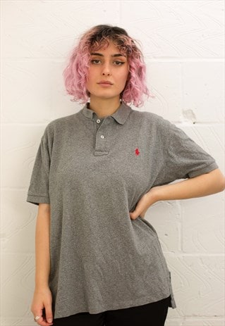 POLO RALPH LAUREN GREY POLO SHIRT