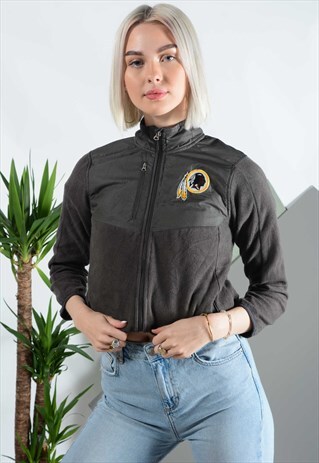VINTAGE NFL FLEECE IN GREY WITH LOGO.