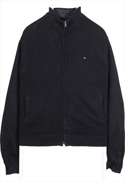 Vintage 90's Tommy Hilfiger Jumper / Sweater Knitted Zip Up