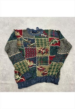 Vintage Knitted Jumper Women's L