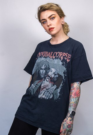 VINTAGE CANNIBAL CORPSE BAND T-SHIRT