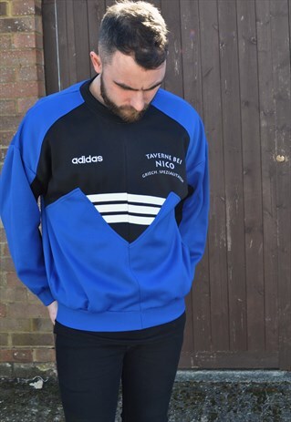VINTAGE 00'S ADIDAS REWORK TRACK JACKET SPORTS SWEATSHIRT
