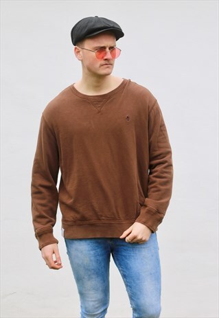 RALPH LAUREN USA CHOCOLATE BROWN SWEATSHIRT