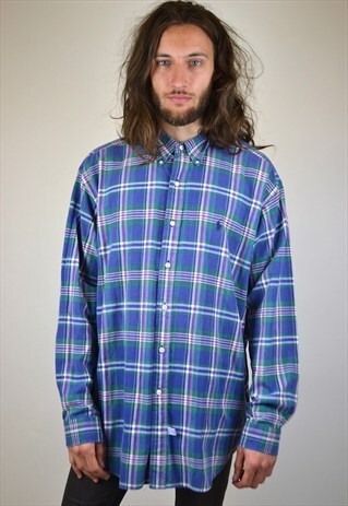 VINTAGE 90'S RALPH LAUREN CHECKED SHIRT