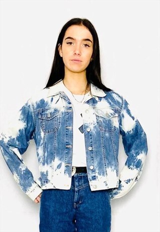 OUR OWN RE-WORKED TIE-DIE VINTAGE DENIM JACKETS