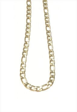 Gold Stainless Steel Chain Necklace Unisex 
