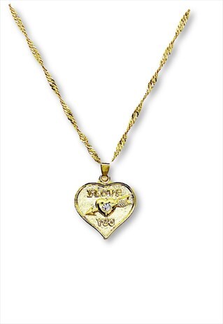 I LOVE YOU NECKLACE