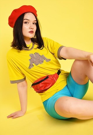 Y2K RETRO ATHLEISURE KAPPA SPORTS T-SHIRT TOP TEE