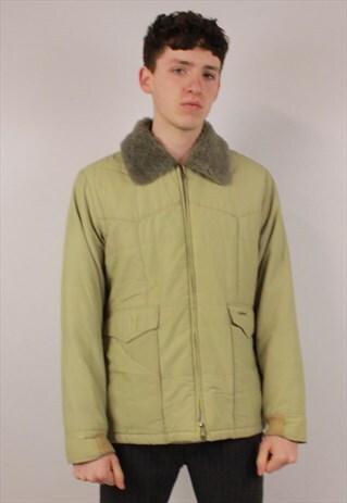 VINTAGE LEVI'S BEIGE PADDED JACKET