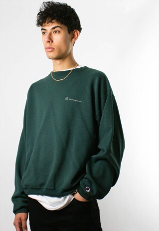 CHAMPION SWEATSHIRT, ROUND NECK SWEATER JUMPER