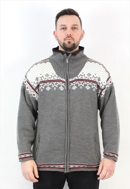 GIESSWEIN Wool Jacket lined Sweater Cardigan Zip Jumper Knit