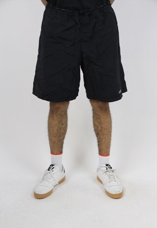 VINTAGE ADIDAS BLACK 90'S SPORT SHORTS