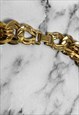 NAPIER 80'S VINTAGE LADIES GOLD COSTUME  CHAIN NECKLACE