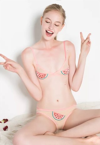WATERMELON LINGERIE SET