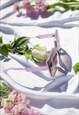 LILAC FRONT LENS CHUNKY SQUARE ANGLED SUNGLASSES