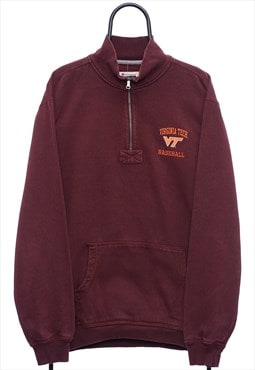 Vintage Champion Virginia Tech Maroon Sweatshirt Mens