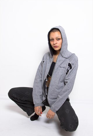 VINTAGE 90S CHAMPION HOODIE JACKET ID:3401