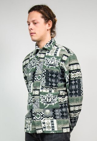 VINTAGE 90'S AZTEC SOFT FLEECE SHIRT