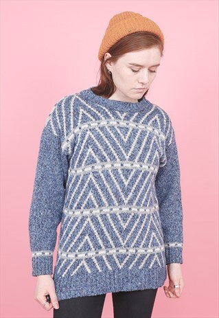 VINTAGE PATTERNED JUMPER /R1220