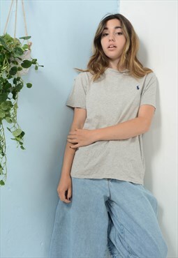 Vintage 90s Ralph Lauren T-Shirt in Grey 