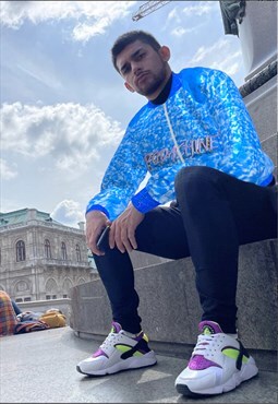 Digital Bomber Jacket / AR Clothing, Water Print