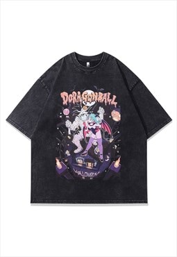 Halloween anime t-shirt Dragonball Z tee retro Japanese top