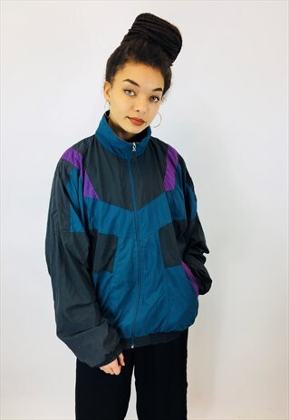 VINTAGE FESTIVAL 80S RAVE WINDBREAKER JACKET