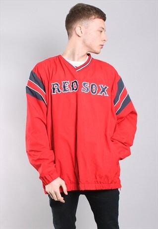 VINTAGE BOSTON RED SOX WINDBREAKER SWEATSHIRT