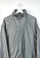 VINTAGE  CRAZY TRACK JACKET KUIBROOK IN GREY M