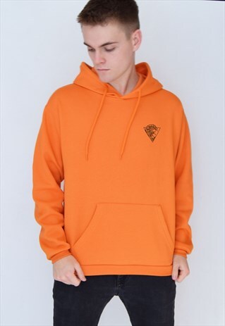 ORANGE WAVES HOODIE