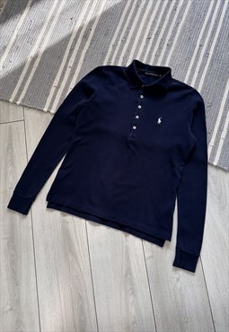 Ralph Lauren Navy Longsleeve Polo Shirt