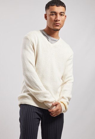VINTAGE RALPH LAUREN V-NECK JUMPER