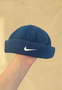 Vintage 90s Nike docker cap in Navy